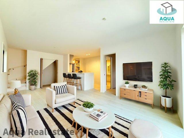 オール電化デザイナーズハウス高松市上之町建売④の外観|リビングダイニングになります。ご家族揃っての素敵な空間になりそうですね。
