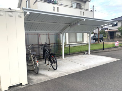 【その他共用部分】 | エクセルハイム若狭Ⅲ | 屋根付き駐輪場