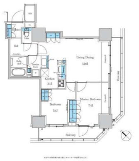 パークアクシス滝野川ラ　ブリーズの間取り