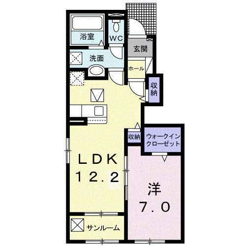コリーヌ・ヴェルトⅡの間取り