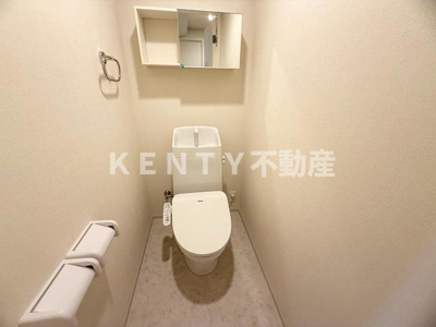 【トイレ】 | 大田区大森西５丁目新築アパート（仮 | 落ち着いた色調のトイレです