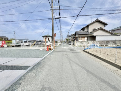 【前面道路含む現地写真】 | 浜松市中央区篠原町 新築一戸建て | 前面道路含む現地写真です