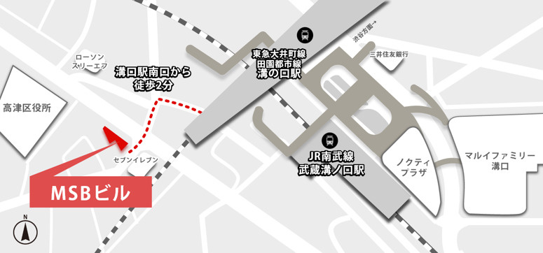 MSBビルの地図