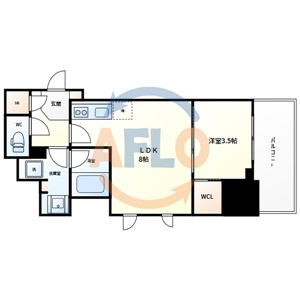 ルフォンプログレ堺筋本町タワーレジデンスの間取り|ルフォンプログレ堺筋本町タワーレジデンス