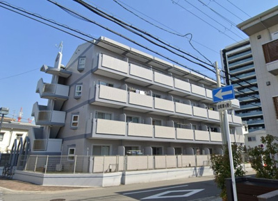 【外観】 | グランベイ豊新 | グレーの素敵な外観です