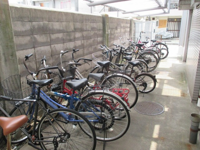 【その他】 | グランベイ豊新 | 自転車置き場です