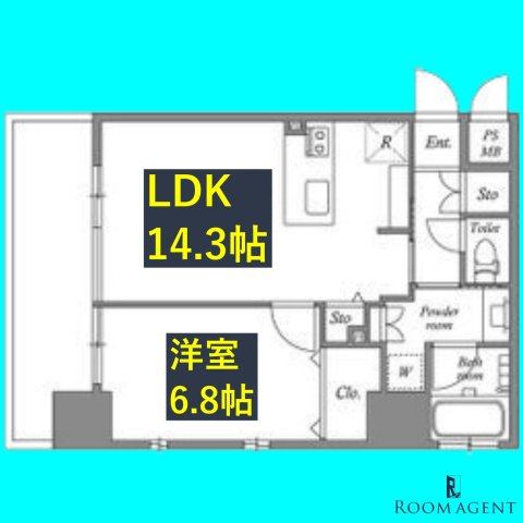 ファーストレジデンス栄の間取り