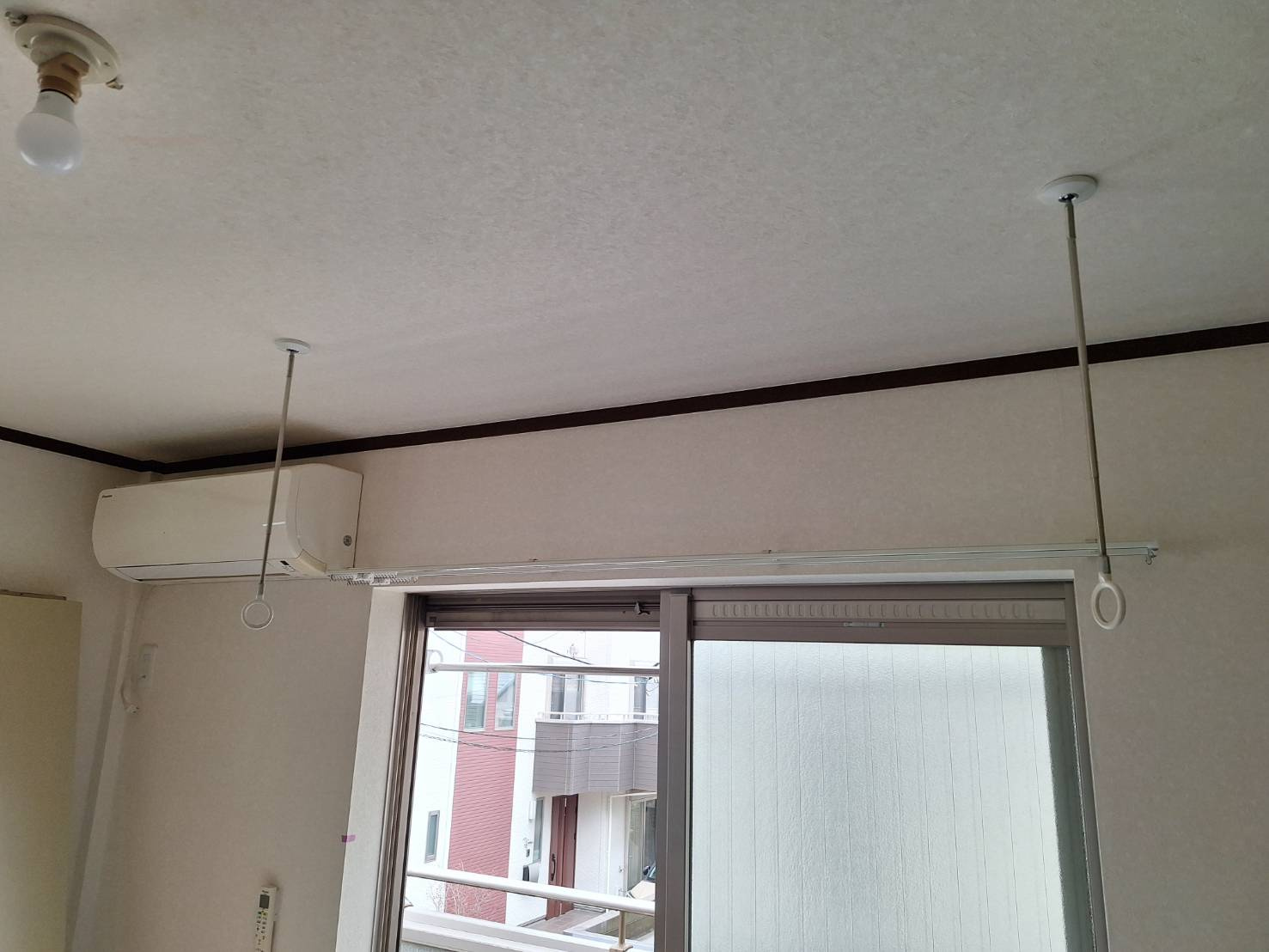 パラミノス・ビラの設備|★室内物干しフック★