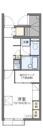 レオパレス天草Ⅰの間取り