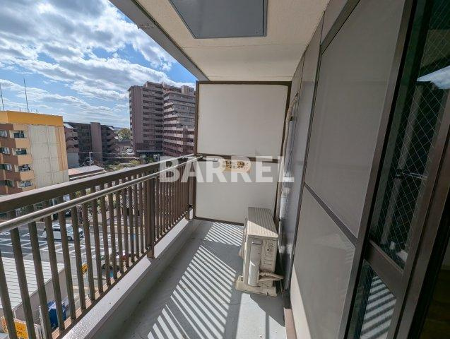 シラテック池田のバルコニー