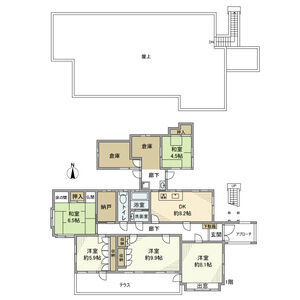 篠原本町4丁目戸建の間取り