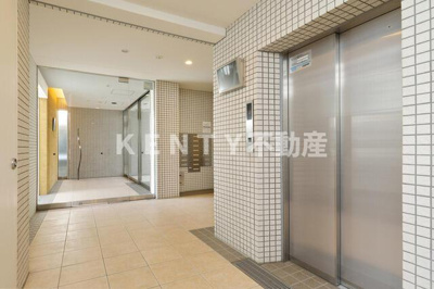 【ロビー】 | アレ・ベルト下丸子 | 2018年3月撮影