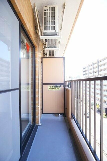 墨田区石原３丁目の賃貸マンションのバルコニー