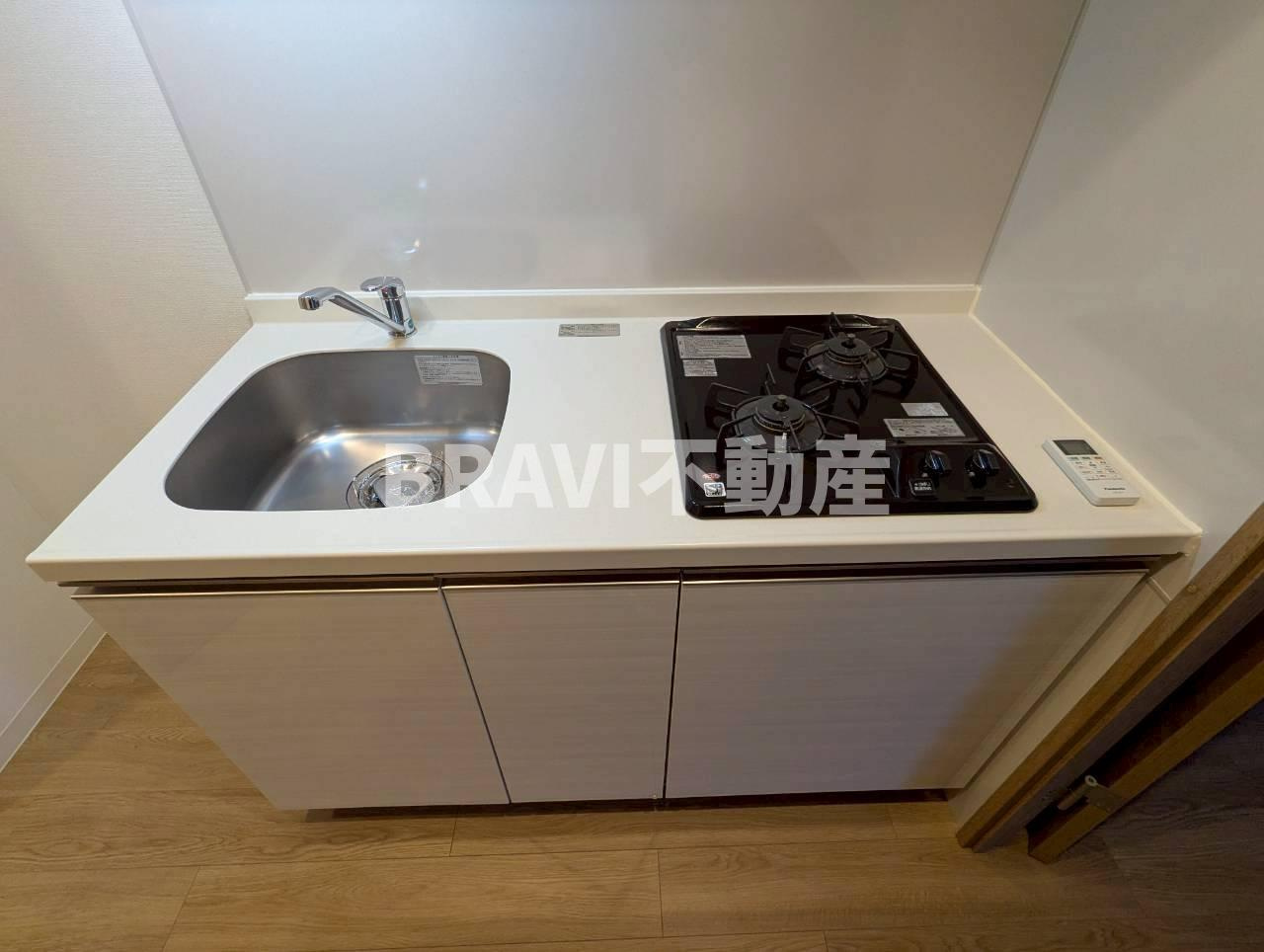 JPレジデンス大阪城東Ⅲ　BRAVI不動産のキッチン|【JPレジデンス大阪城東３】使いやすいキッチンです