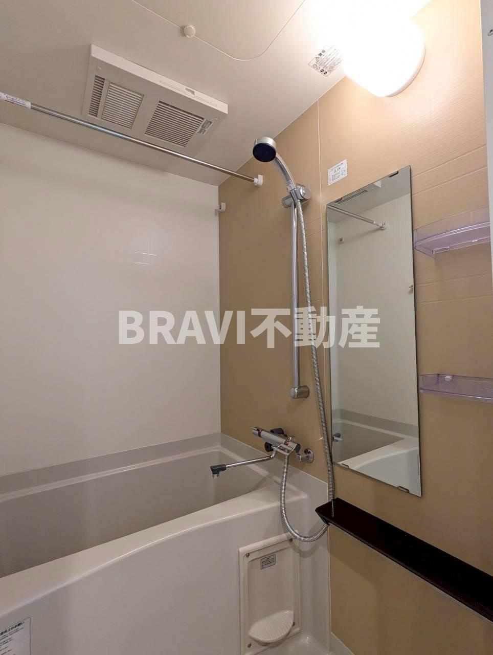 JPレジデンス大阪城東Ⅲ　BRAVI不動産の浴室|【JPレジデンス大阪城東３】日々の疲れを癒すお風呂付です