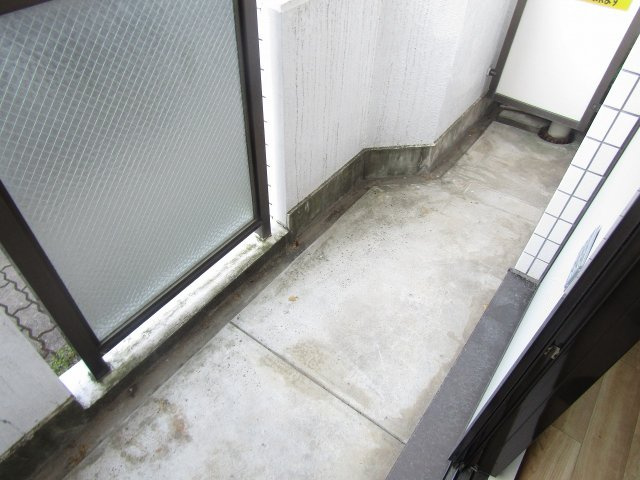 エポックサワのバルコニー