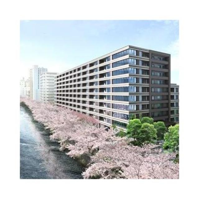 パークホームズ目黒ザレジデンスの外観|落ち着いた雰囲気の外観です