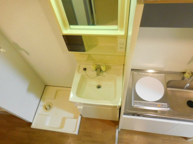 ドロメンスカセ三番館の洗面所