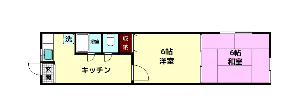 アドバンハイツ1号館の間取り
