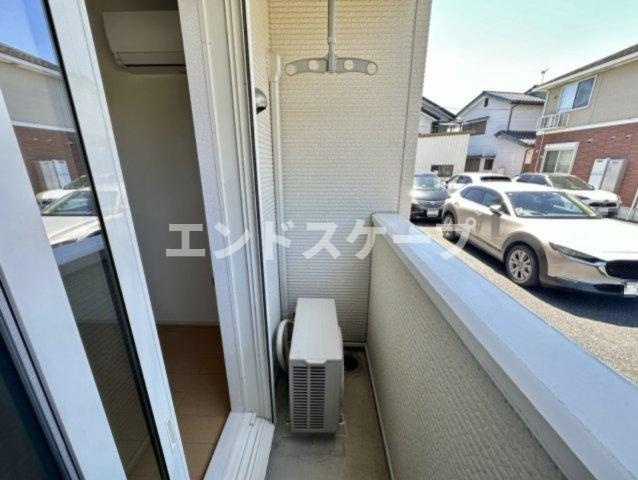 ラ・ストラーダＢのバルコニー|高崎、前橋のお部屋探しはエンドスケープまで！お客様の理想お聞かせ下さい♪