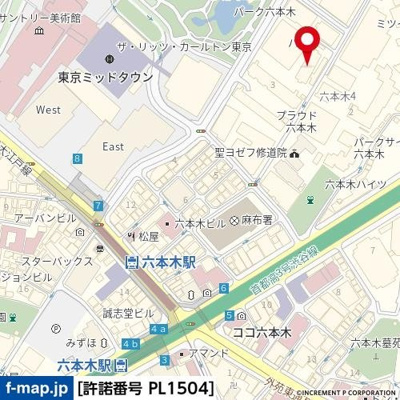 【地図】 | 六本木ユニハウス