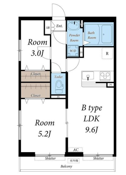 リブリ・プレジール千川の間取り