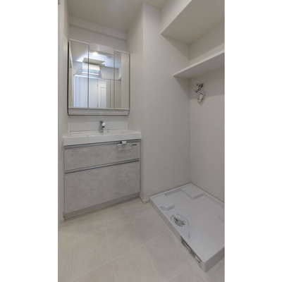 【洗面所】 | アルティザ博多ベイコート | シンプルで使いやすい洗面台です！