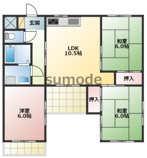 【間取り】 | カーサフローラ玉木