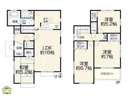 草加市谷塚仲町　中古一戸建て