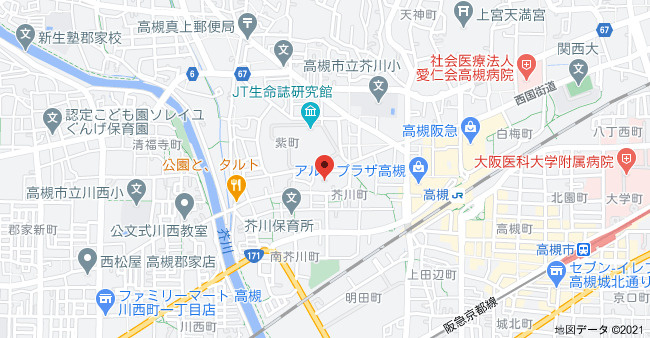 芥川ロイヤルマンションの地図