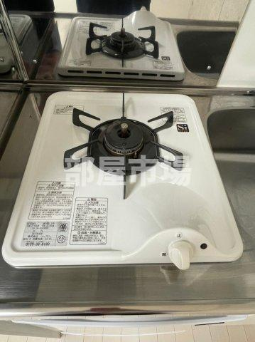 オーシャンハイツ浅草のキッチン|ガスコンロ