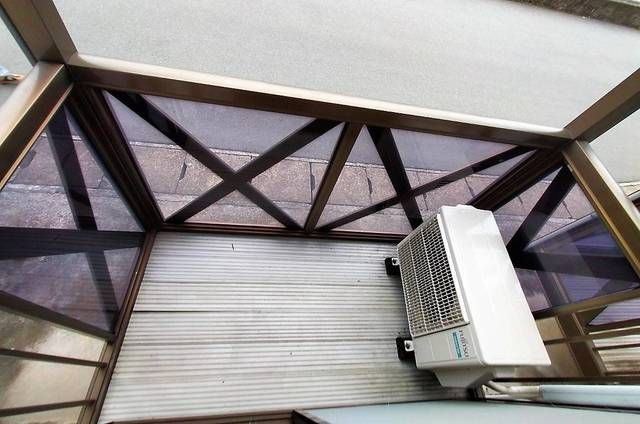 フラワーハイツのバルコニー