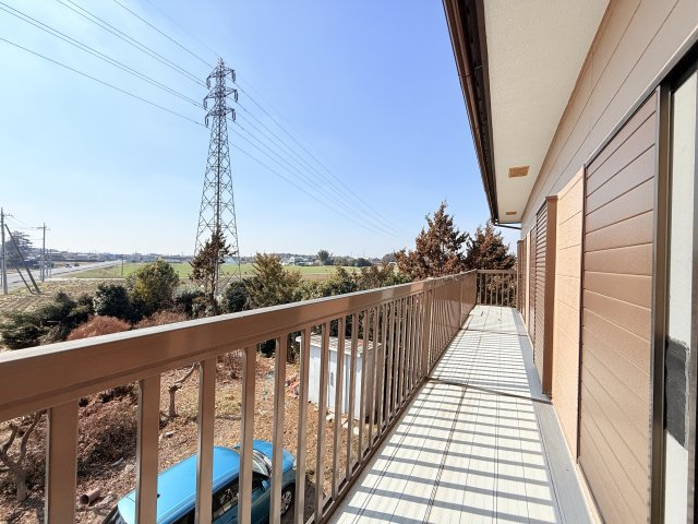 【畑付き】結城市大字結城中古住宅のバルコニー