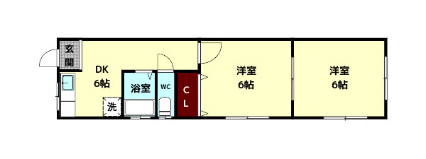 アドバンハイツ1号館の間取り
