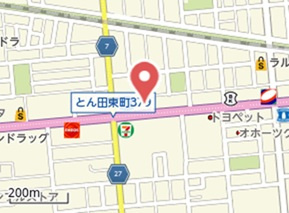 店舗 北見市本町5丁目2番6、2番32、2番7、2番8、2番10の地図