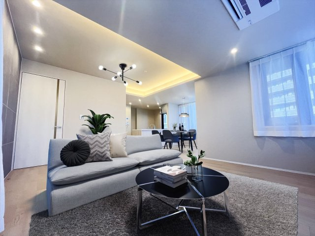 【居間・リビング】 | グランドメゾン大濠プレイス☆仲介手数料無料☆