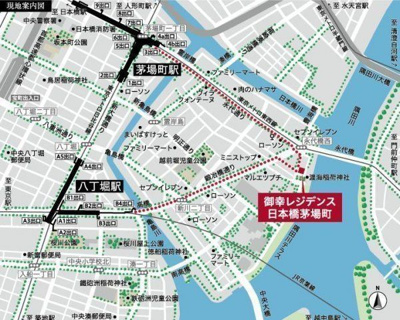 【地図】 | RODIA日本橋茅場町（ロディア日本橋茅場町）【旧：御幸レジデンス日本橋茅場町】