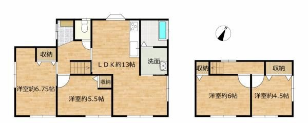 【間取り】 | 飯塚市柏の森 　中古一戸建☆仲介手数料無料☆