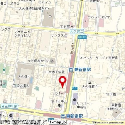 【地図】 | AXAS東新宿アジールコート