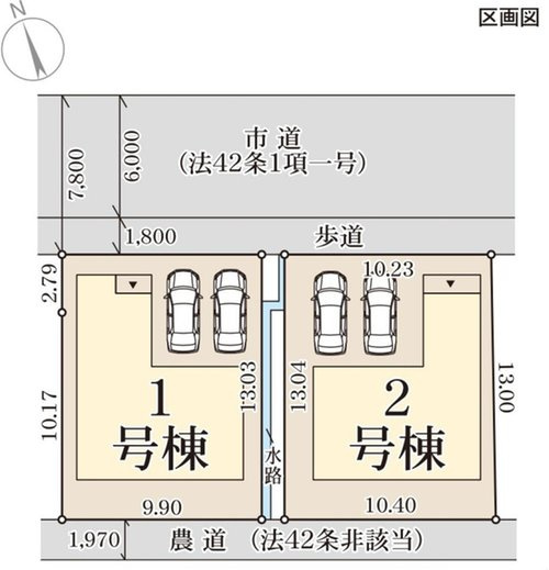 リーブルガーデン　岡山市南区並木町（第２）【仲介手数料無料】の区画図