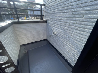 【バルコニー】 | 川西市長尾町新築戸建 | ベランダには水栓が付いていて、便利です