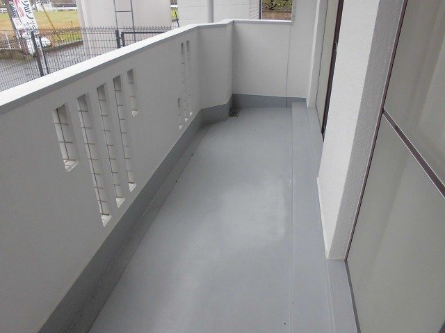 熊本市中央区八王寺町の賃貸マンションのバルコニー