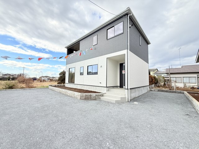 筑西市井上第1　新築戸建　2号棟の外観|当日予約・現地集合・現地解散でのご見学も大歓迎ですので、お気軽にお問い合わせください(*^^*)