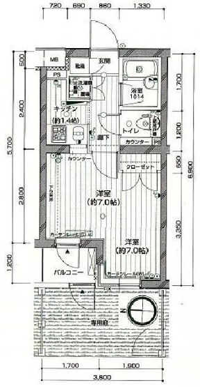 【間取り】 | プライマリー桜新町