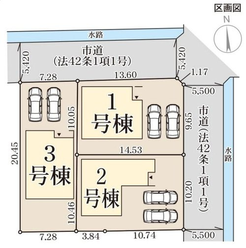 リーブルガーデン　倉敷市中畝【仲介手数料無料】の区画図