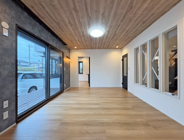 【積水ハウス安心施工住宅】仙台市泉区北高森の居間・リビング