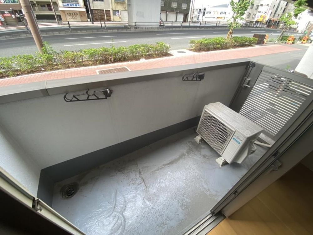 KSロイヤル大阪城のバルコニー