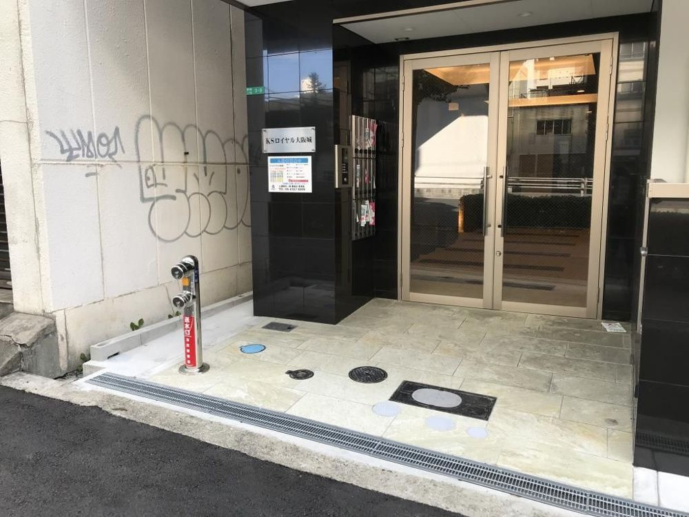 KSロイヤル大阪城のエントランス
