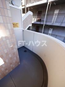 ベイステート安間のバルコニー