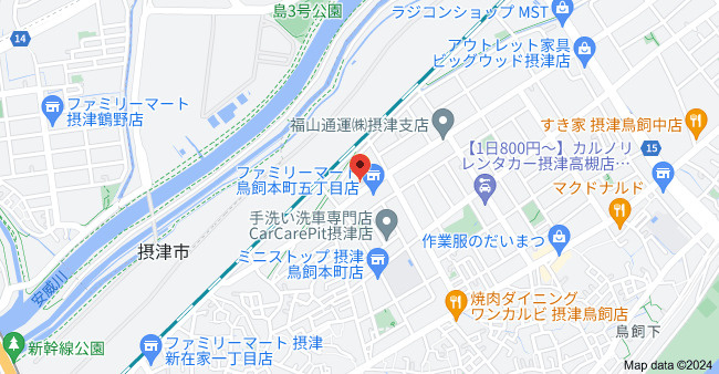 大井路の地図
